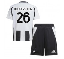 Juventus Douglas Luiz #26 Koszulka Podstawowa dzieci 2024-25 Krótki Rękaw (+ krótkie spodenki)